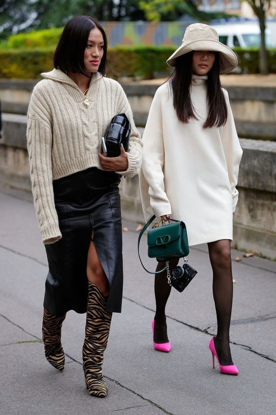 С чем носить свитер под горло осень-зима 2020/21