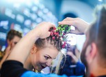 UFW AW 16/17. Третий день: бэкстейдж прически