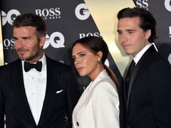 Виктория, Дэвид и Бруклин Бекхэм