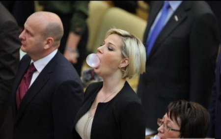 Мега карикатуры на политика блондинку