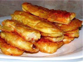 Крабовые палочки в кляре Крабовые палочки в кляре