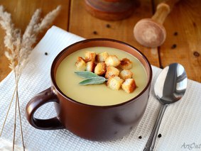 Картофельный крем суп с сыром Картофельный крем суп с сыром