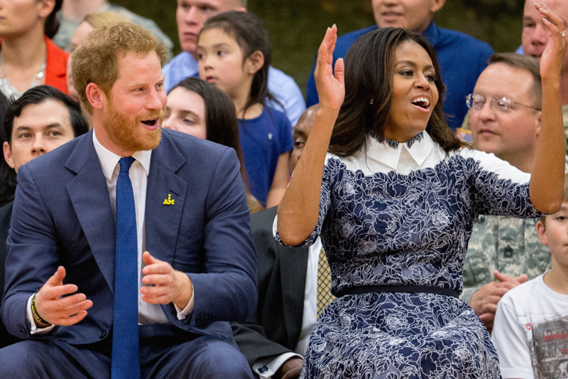 Мишель Обама и Принц Гарри