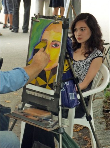 Художника в топку!