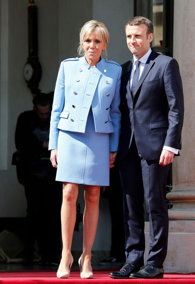 Стиль Бріжит Макрон на інавгурації президента Франції
