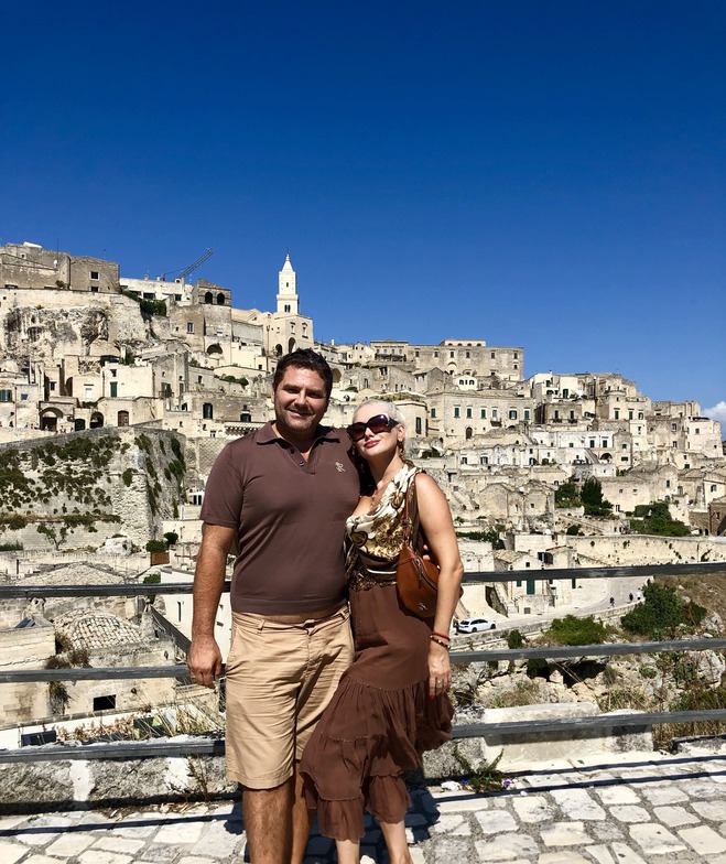 Екатерина Бужинская и её муж Димитар Стойчев