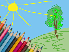 Пори року в малюнках для дітей: вчимося, граючи