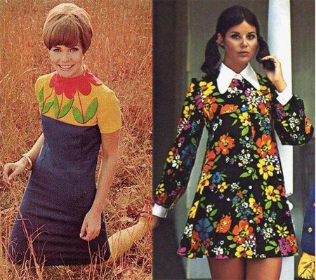 Яркая мода 60-х