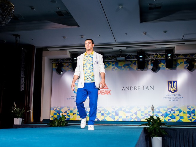 Андре Тан представил олимпийскую форму для украинской сборной на Игры ХХХІ Олимпиады 2016
