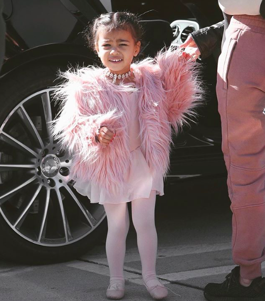 Дочь Ким Кардашьян и Канье Уэста Норт