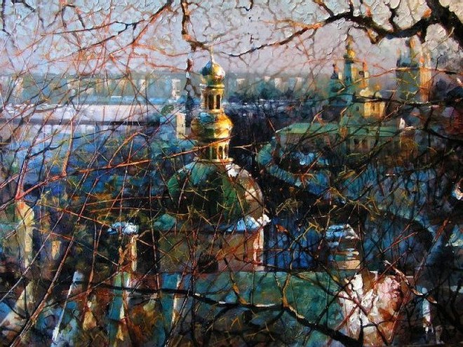 Киев глазами художника: пейзажи Виталия Петровского