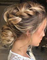 Быстрые прически на средние волосы