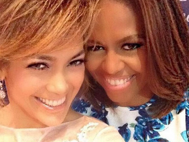 Мішель Обама та Дженіфер Лопес