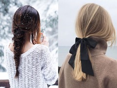 Прически на зиму