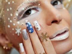 Новогодний маникюр