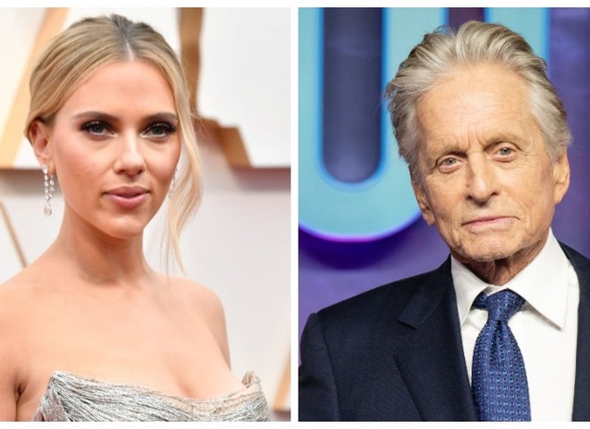 Майкл Дуглас і Скарлетт Йоханссон виявилися далекими родичами