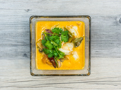 Суп с карри и морепродуктами