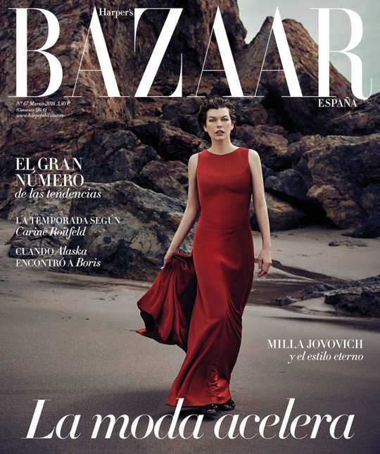 Мілла Йовович для Harper's Bazaar Spain