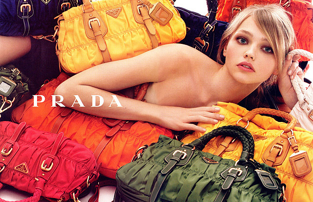 Саша Пивоварова в Prada