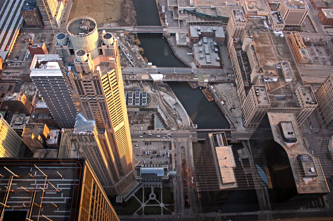 Смотровая площадка Бурдж Халифа. Расположена на 124 этаже небоскрёба Бурдж Халифа