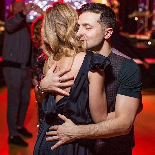 Владимир Зеленский с супругой