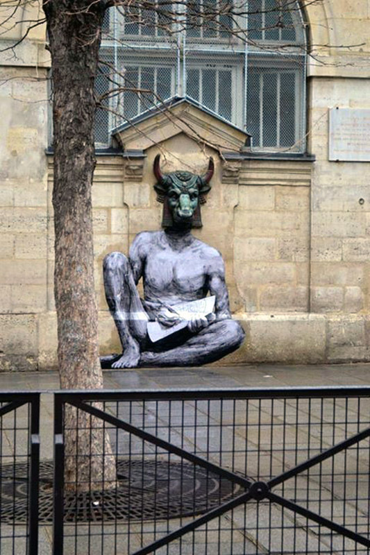 Стріт-арт на вулицях Парижа: нові роботи Чарльза Леваля