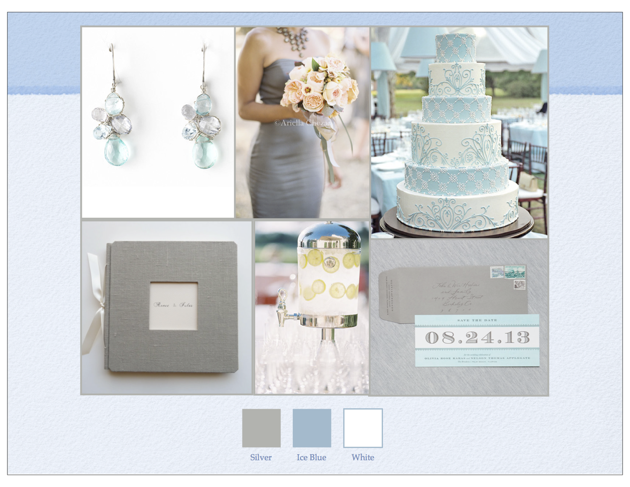 Моднi весiльнi вiдтiнки: ice blue 