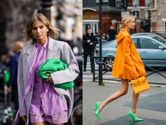 Модные акцентные оттенки в гардеробе на осень 2020