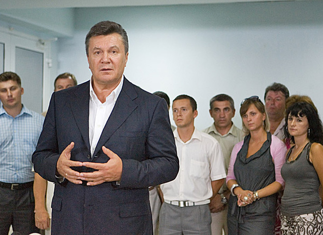 Виктор Янукович в Крыму