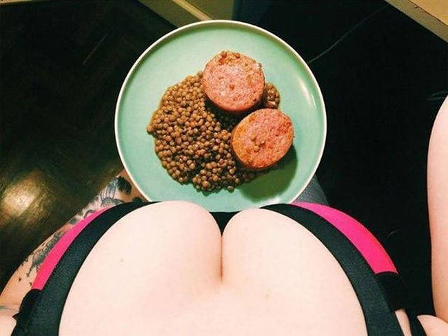 Вкусный завтрак глазами женщины