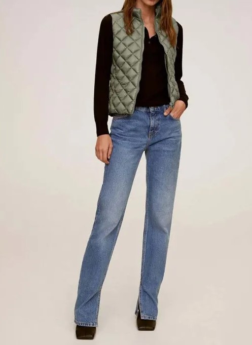 Утеплённый жилет Mango