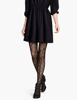 Яркие колготки с узором