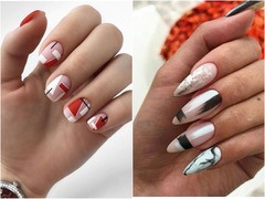 Асиметричний манікюр