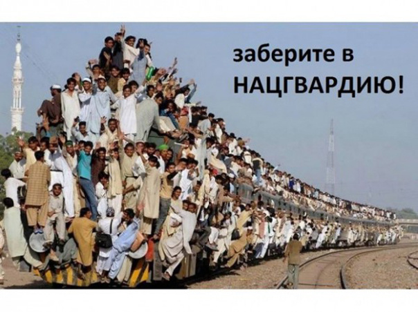 Новый Интернет-мем "Заберите в Нацгвардию"