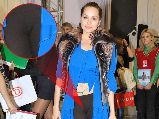 Воржева показала промежину