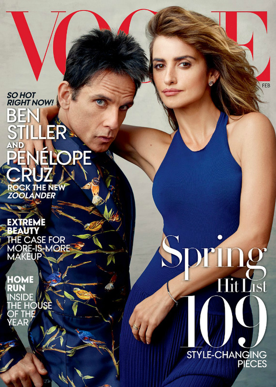 Дерек Зуландер на обложке Vogue