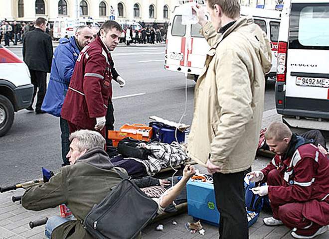 Взрыв в метро в Минске