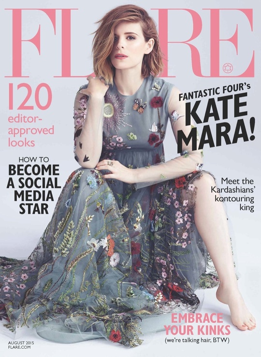 Кейт Мара на страницах Flare Magazine