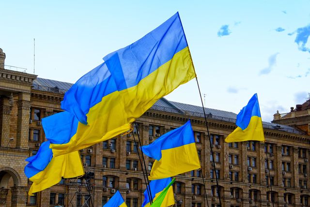 Украина, флаг, обои,