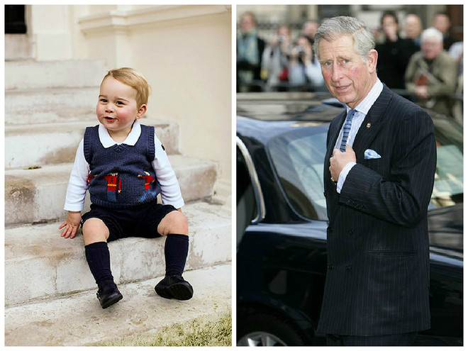 Принц Чарльз и принц Джордж