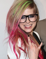 Звезды с цветными волосами Звезды с цветными волосами