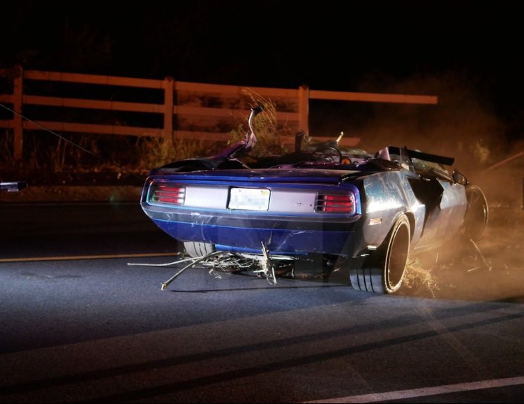 Кевин Харт попал в ДТП: фото с места аварии