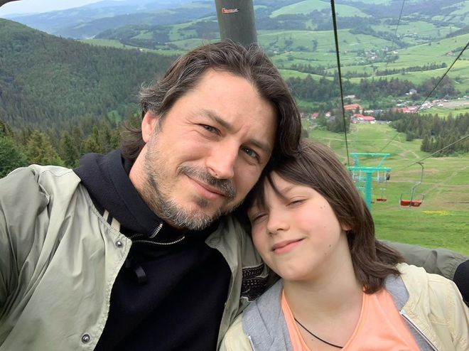 Сергей Притула с сыном