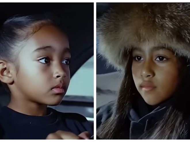 Каньє Вест зняв у новому кліпі дочок від Кім Кардаш'ян