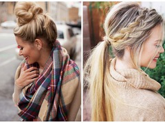 Прически для прохладной погоды