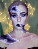 Холодная сердцем: потрясающие "ледяные" боди-арты от голливудского визажиста