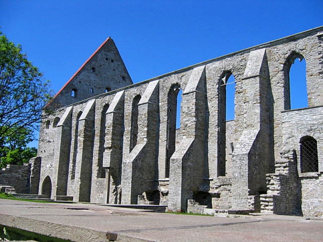 Достопримечательности Таллинна: руины монастыря Святой Биргитты