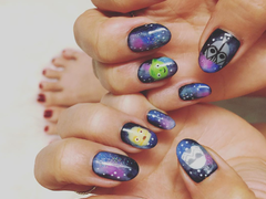 nail-арт для поклонниц фильма «Звездные войны» 