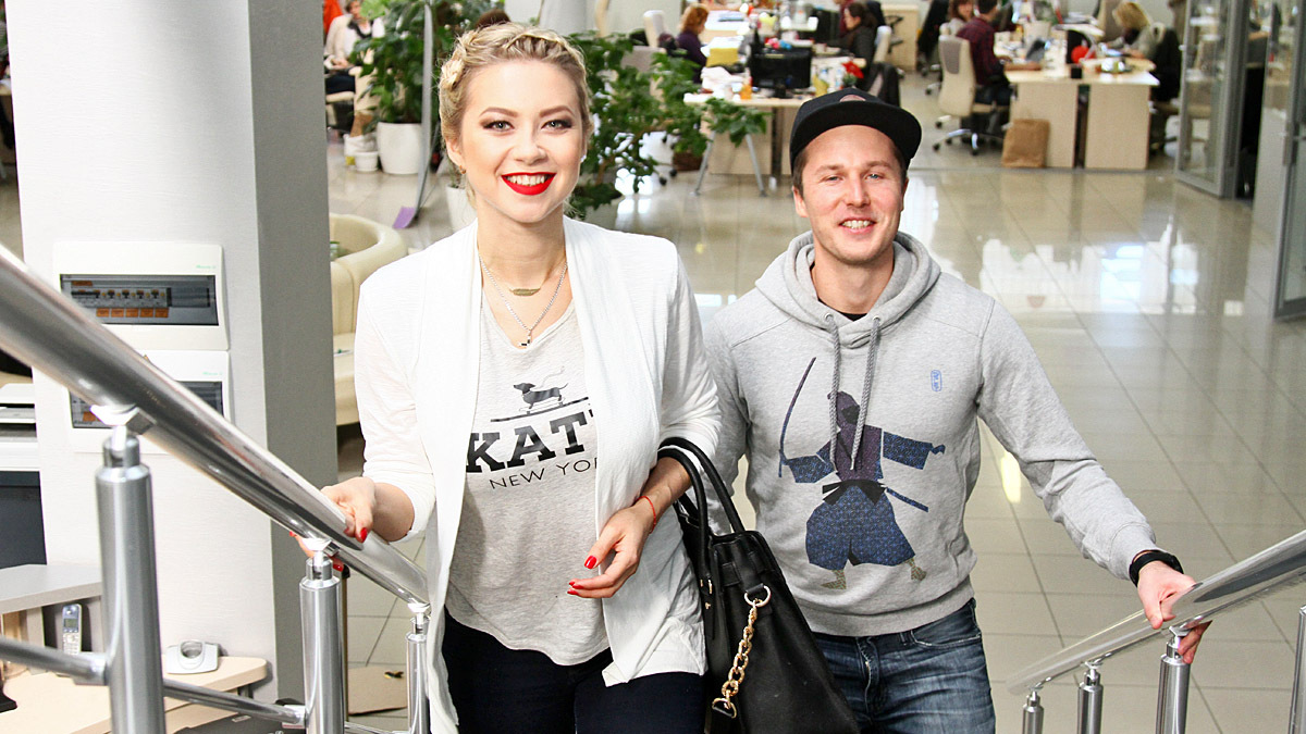 Дима Обризан и Полина Логунова