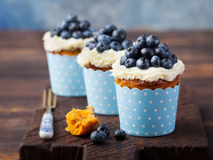 Кекси з чорникою